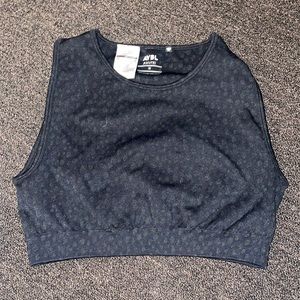 Evolve speckle seamless crop vest